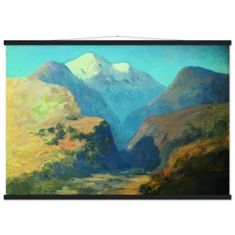 Arkhyp Kuindzhi Snowy Peaks Caucasus Matte Paper Poster with Hanger