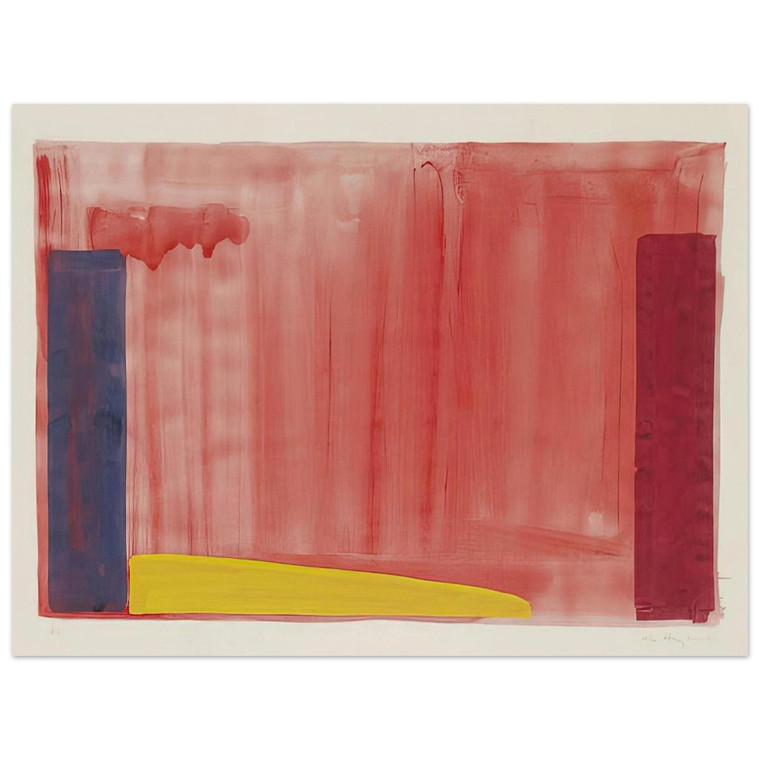 John Hoyland  Untitled  Color Field Painting N5 Aluminum Print