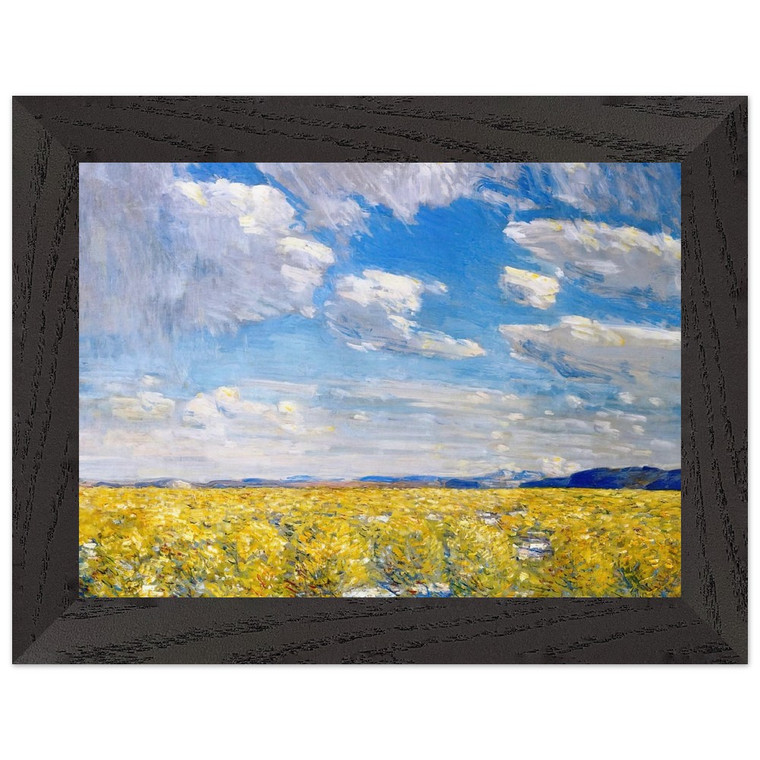 Childe Hassam Harney Desert Sky Premium Wooden Framed Art Print / Poster