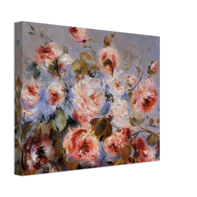 PierreAuguste Renoir  Roses from Wargemont Canvas