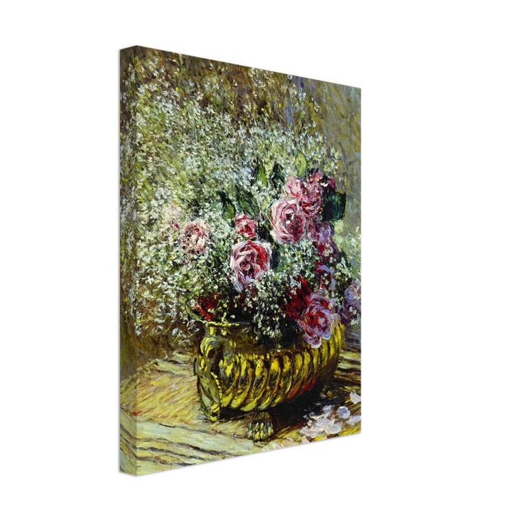 claude monet  FLOWERS IN A POT N2 Canvas