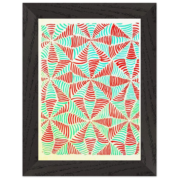 Sonia Delaunay  COMPOSITION 16 Premium Wooden Framed Art Print / Poster