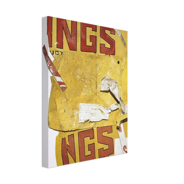 Robert Rauschenberg  YELLOW MOBY GLUT 1986 Canvas