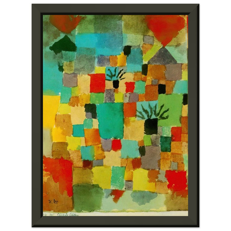 Paul Klee SOUTHERN TUNISIAN GARDENS 1919 Metal Framed Art Print