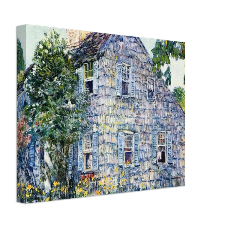Childe Hassam  Old House East Hampton Canvas