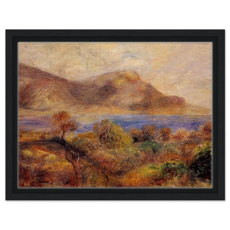 PierreAuguste Renoir  Mediteranean Landscape Framed Canvas