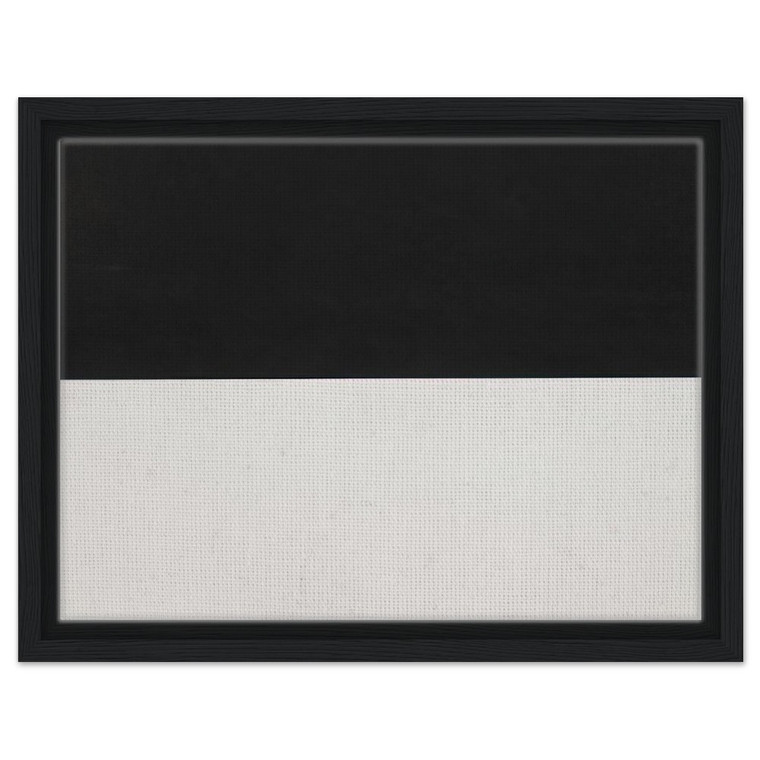 Ellsworth Kelly  Black and White from the series Line Form Color Framed Canvas