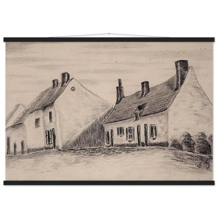 Vincent van Gogh Zandmennik House Matte Paper Poster with Hanger