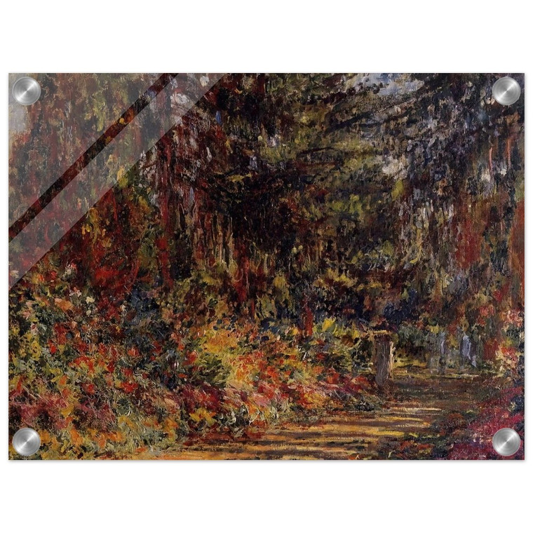 claude monet  Path at Giverny Acrylic Print