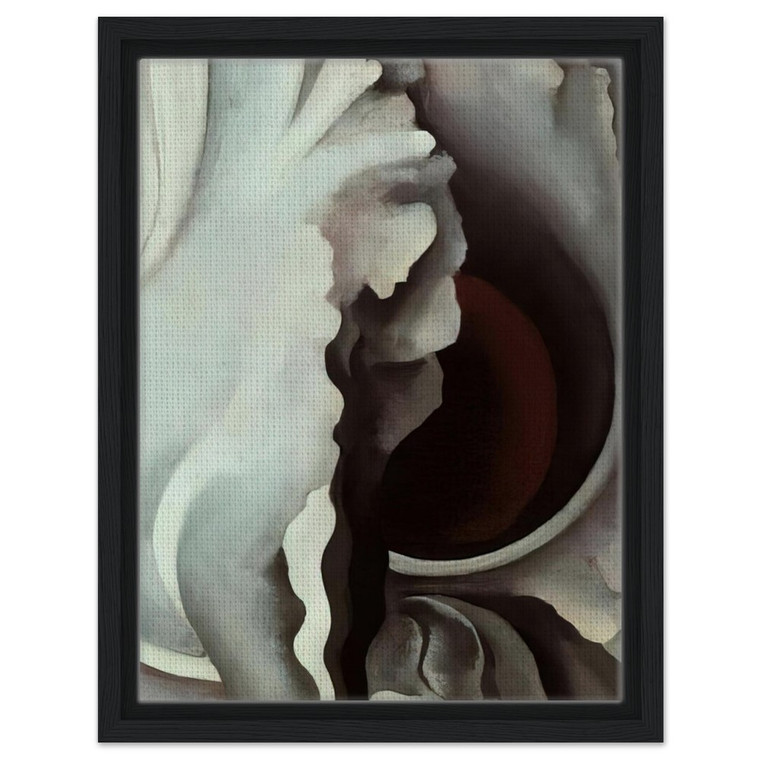 Georgia OKeeffe  Black Iris Framed Canvas