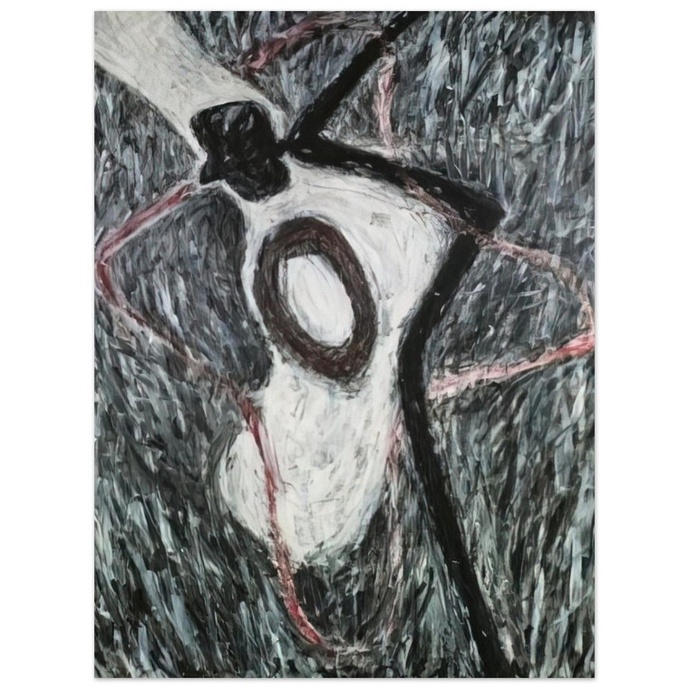 Susan Rothenberg  FEBRUARY 1981 Aluminum Print