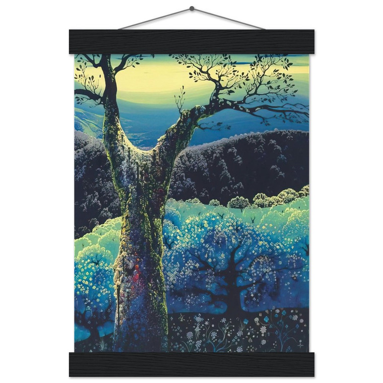 Eyvind Earle  Orchard in Bloom Museum-Quality Matte Paper Poster with Hanger