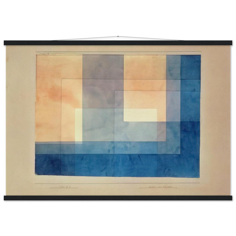 Paul Klee  HOUSE ON THE WATER 1930 Museum-Quality Matte Paper Poster with Hanger