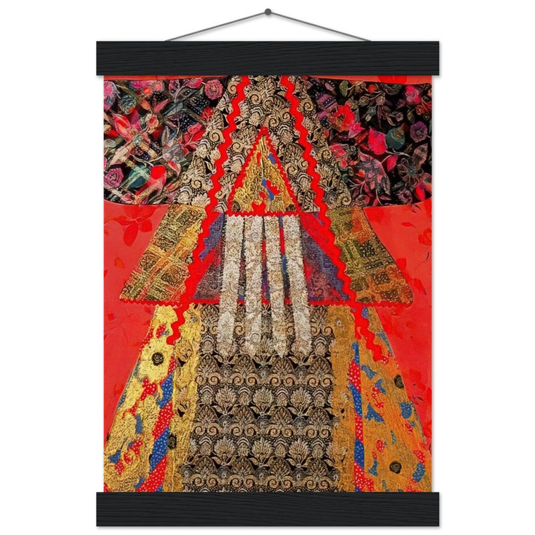 Miriam Schapiro The Golden Robe Museum-Quality Matte Paper Poster with Hanger