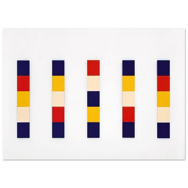 Ellsworth Kelly  Red Yellow Blue White Fine Art Poster / Art Print
