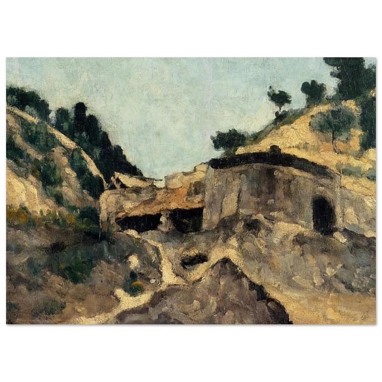 Paul Cezanne  Landscape with Watermill Fine Art Poster / Art Print