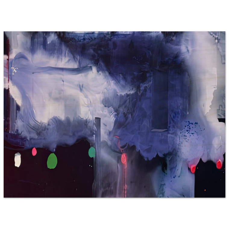 Helen Frankenthaler  Star Gazing 1989 Wood Print