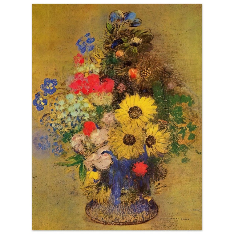 Odilon Redon  VASE OF FLOWERS 12 Wood Print