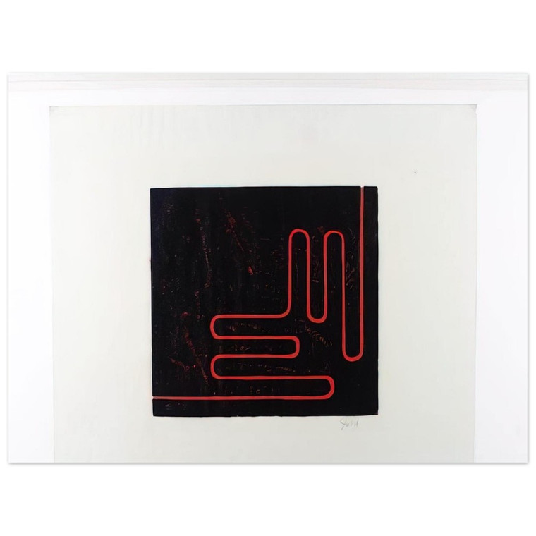 Donald Judd  Untitled Print  1978 Aluminum Print