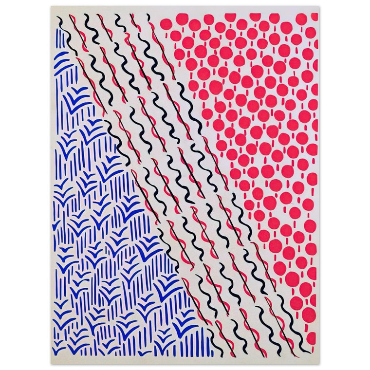 Sonia Delaunay  COMPOSITION 21 Aluminum Print