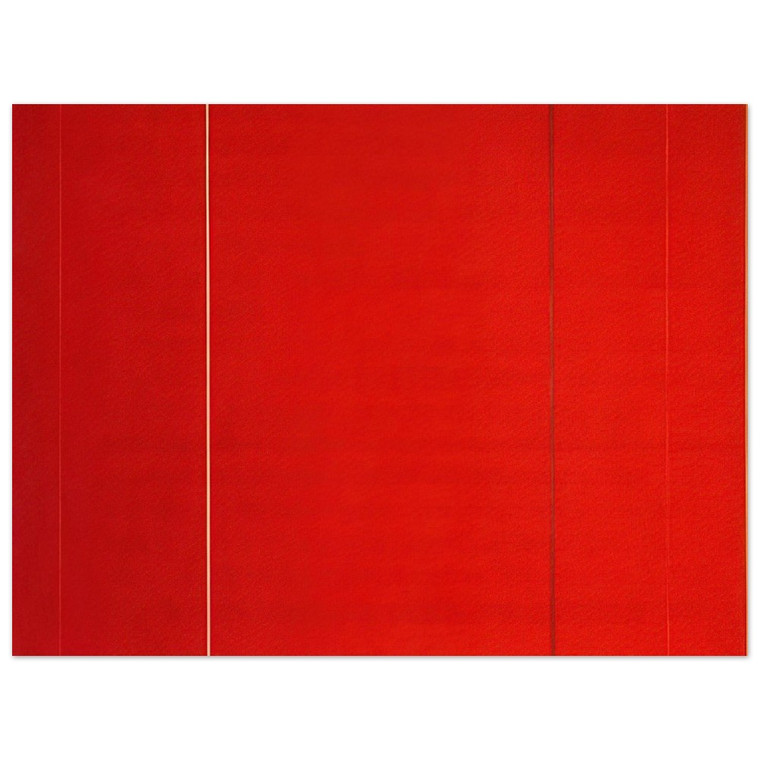 Barnett Newman  Vir Heroicus Sublimis Aluminum Print