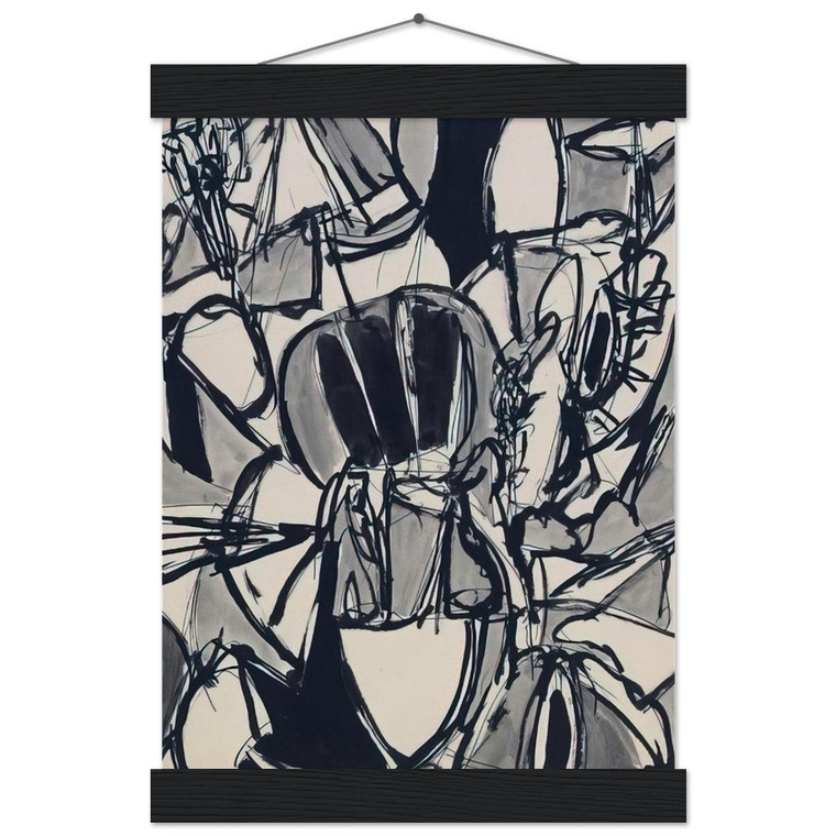 Gene Davis  Bird Land  1952 Museum-Quality Matte Paper Poster with Hanger