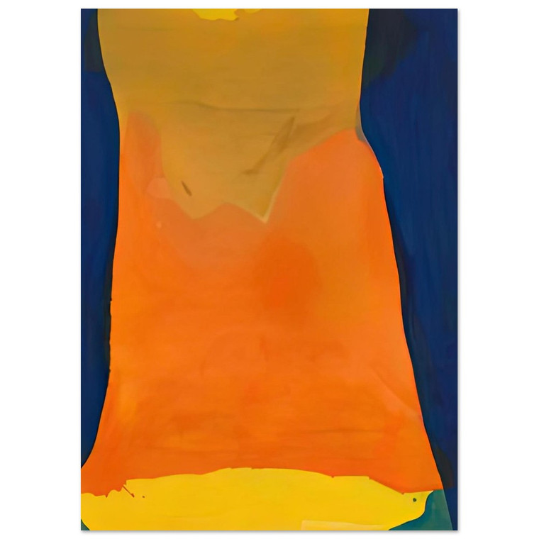 Helen Frankenthaler  Orange Mood 196364 Fine Art Poster / Art Print