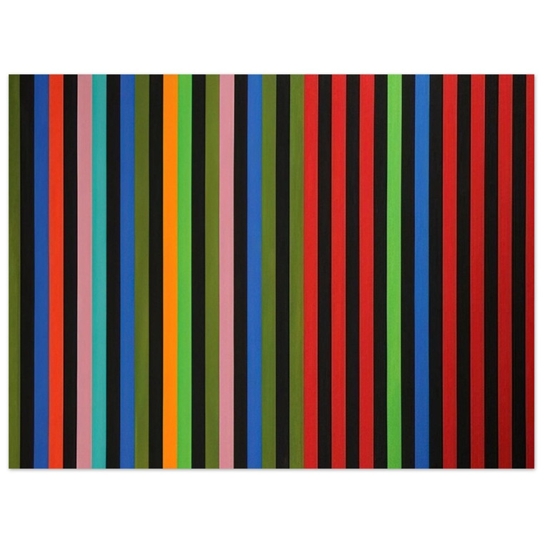 Gene Davis  Firebox  1964 Aluminum Print