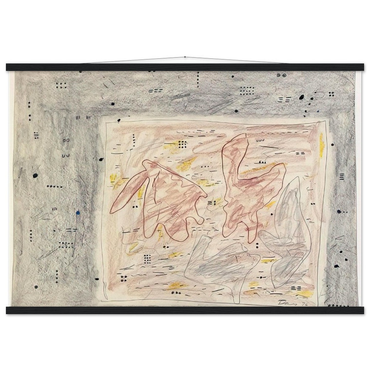 Gene Davis  Eskimo Map  1976 Museum-Quality Matte Paper Poster with Hanger