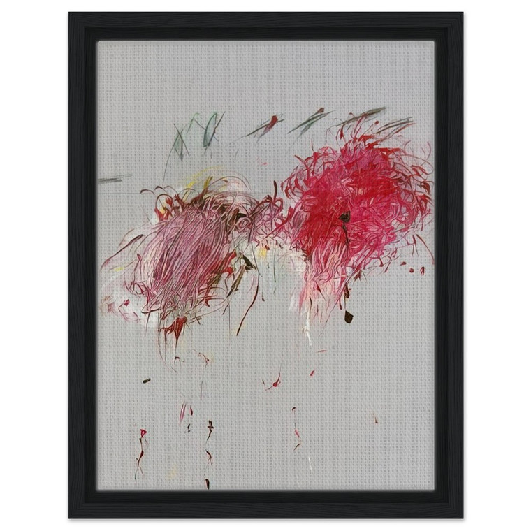 Cy Twombly  Nine Discourses on Commodus  Part VII Framed Canvas