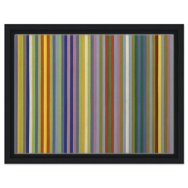 Gene Davis  Lemon Ice  1965 Framed Canvas