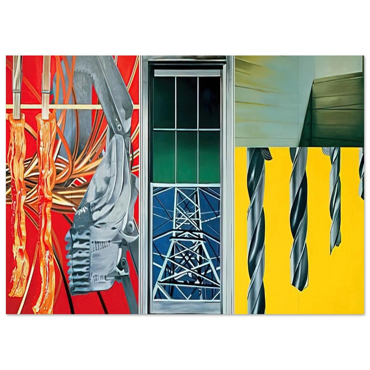 James Rosenquist  Industrial Cottage Fine Art Poster / Art Print