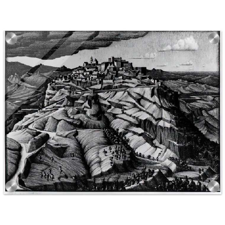 MC Escher  SANTA SEVERINA CALABRIA FEBRUARY 1931 1931 Acrylic Print