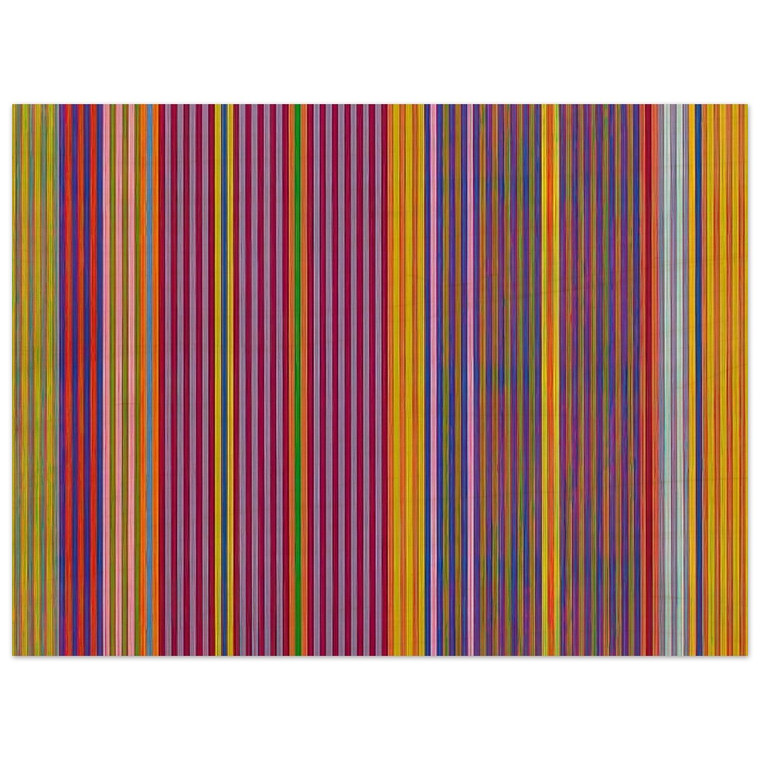 Gene Davis  Tarzan Series I  1969 Wood Print