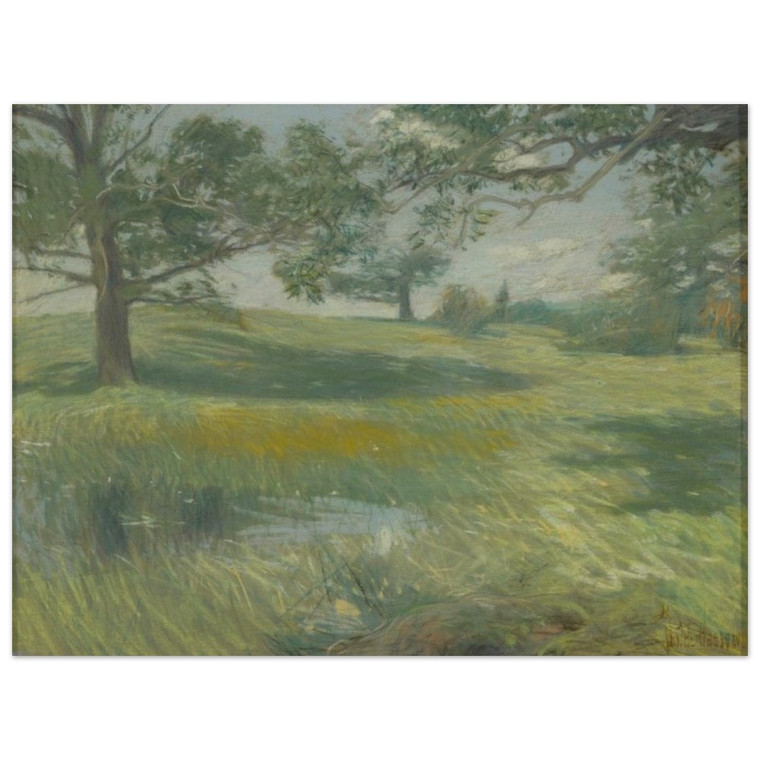Childe Hassam  Meadows Wood Print