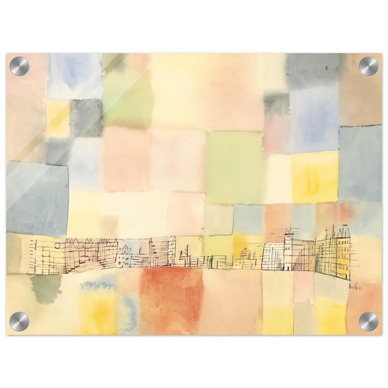 Paul Klee  NEUER STADTTEIL IN M 1928 Acrylic Print