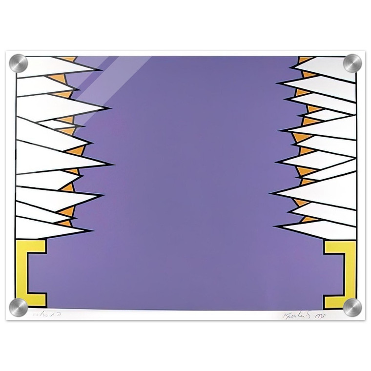 Nicholas Krushenick  Over the Rainbow  1978 Acrylic Print