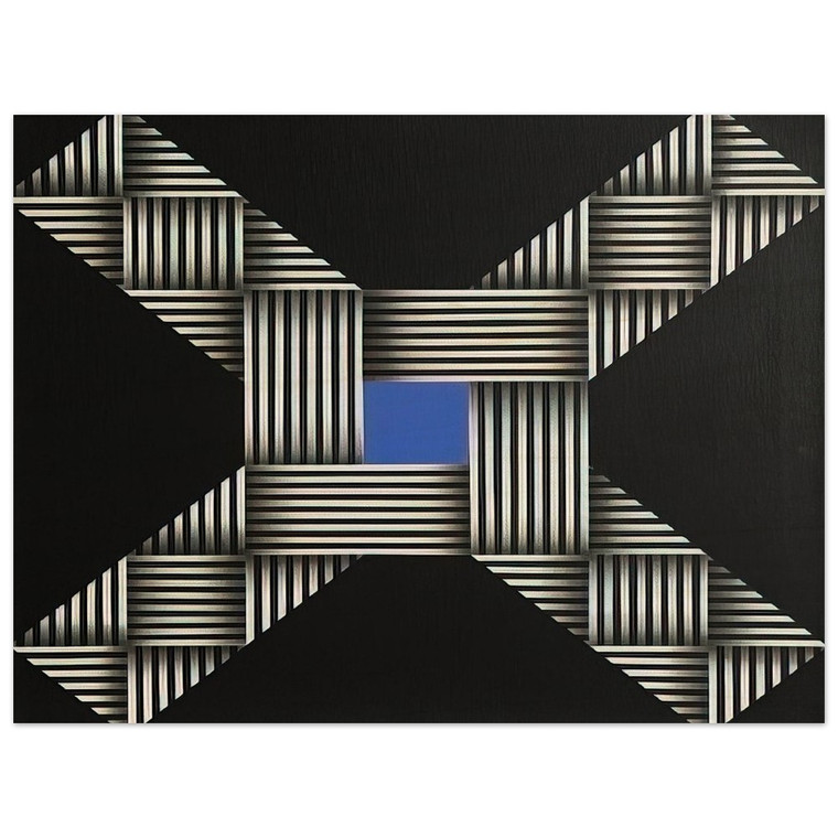 Omar Rayo  OVNI  1967 Wood Print