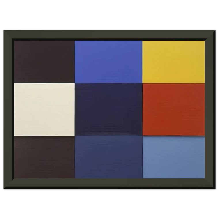 Ellsworth Kelly  Mditeranne Premium Metal Framed Art Print / Poster