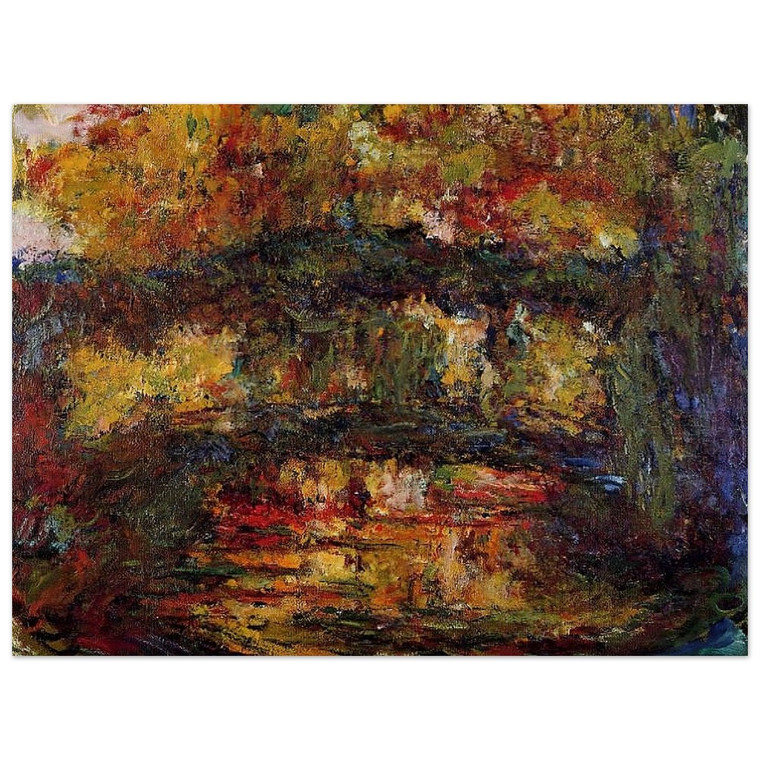 claude monet  The Japanese Bridge 4 Aluminum Print