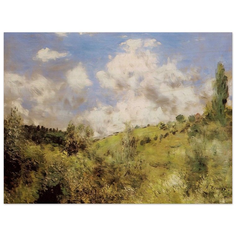 PierreAuguste Renoir  Strong Wind Gust of Wind Wood Print