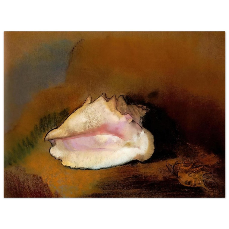 Odilon Redon  THE SEASHELL 1912 1 Aluminum Print