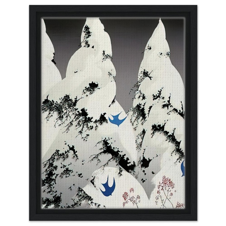 Eyvind Earle  Winter Pine Framed Canvas