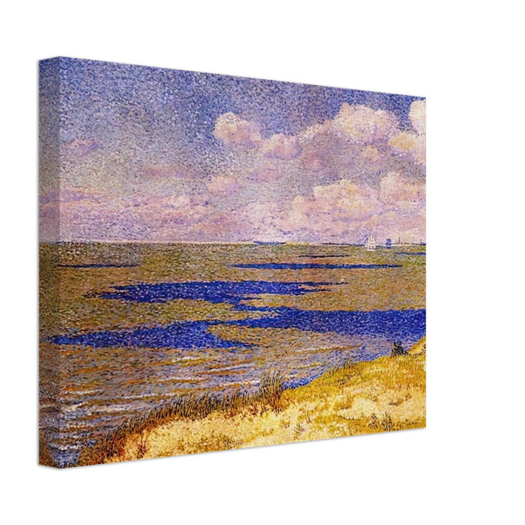 Theo van Rysselberghe  VIEW OF THE RIVER SCHELDT 1893 Canvas