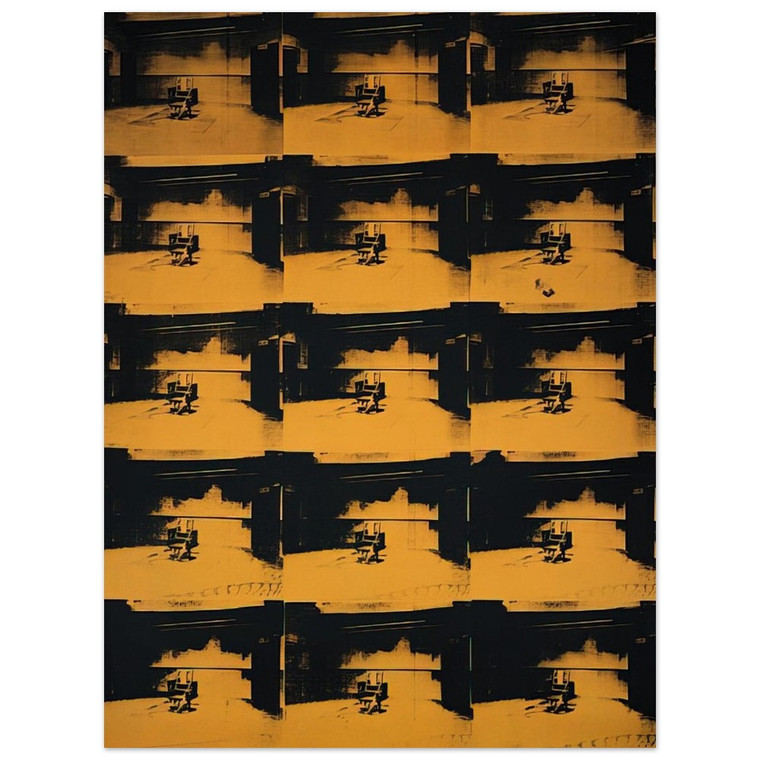 Andy Warhol  Orange Disaster Aluminum Print