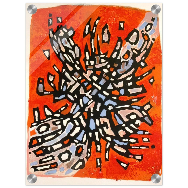 Alfred Manessier  Plate from Les Cantiques Spirituels  1958 Acrylic Print