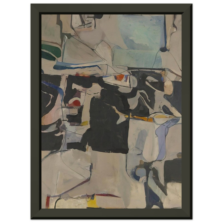 Richard Diebenkorn  Urbana 6 Premium Metal Framed Art Print / Poster
