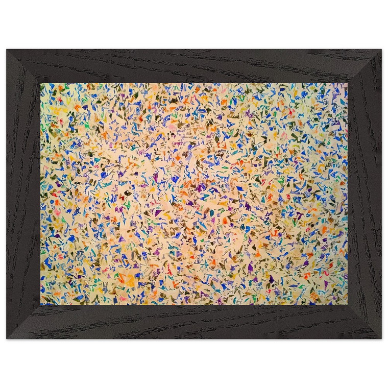 Simon Hantai Untitled Suite Blancs 1973 Premium Wooden Framed Print