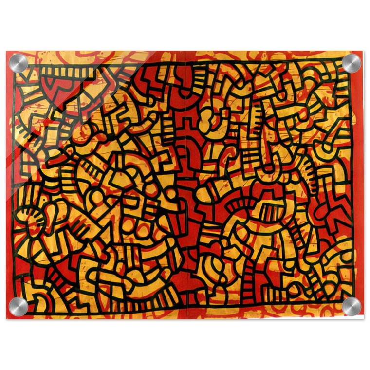 Keith Haring  UNTITLED 1979 N3 Acrylic Print