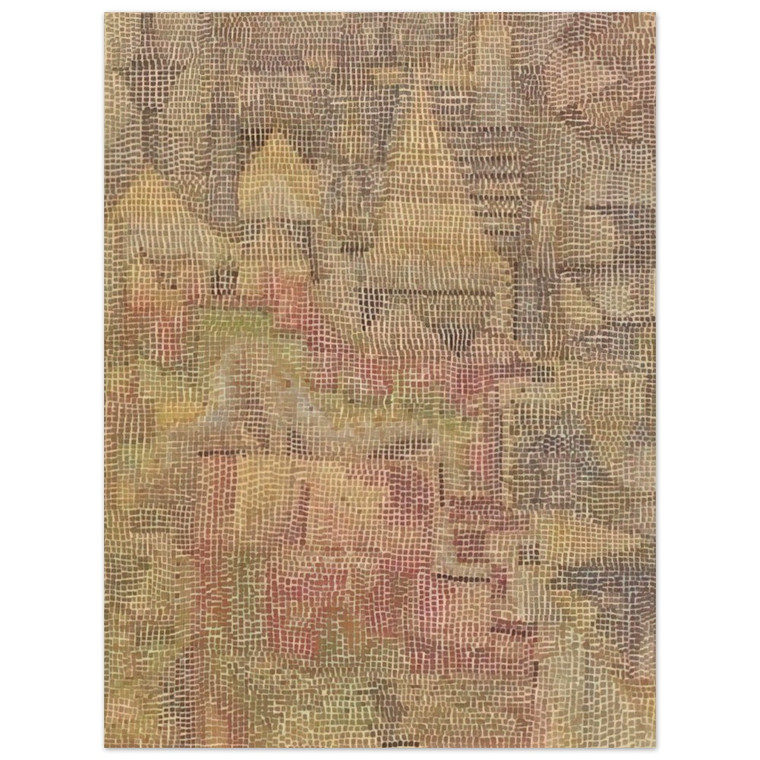 Paul Klee  CASTLE GARDEN 1931 Wood Print